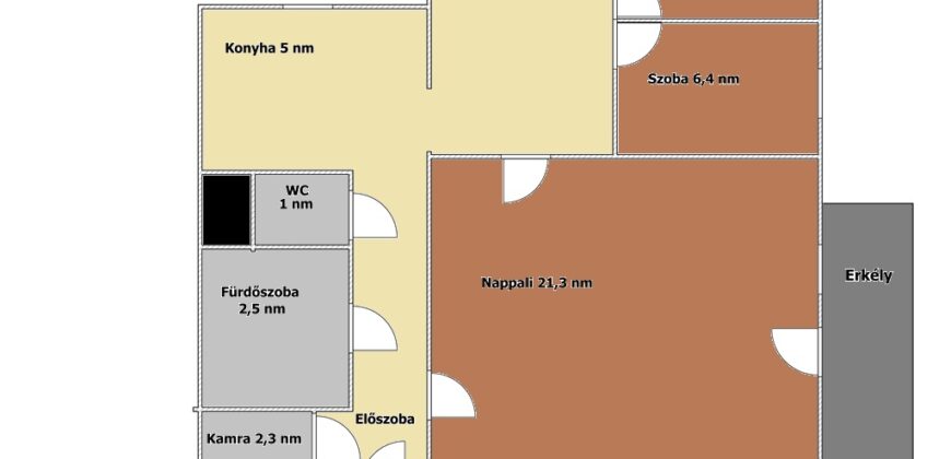 Eladó TELJES KÖRŰEN felújított, erkélyes panel lakás Budapesten a XIII. kerületben, Angyalföldön!