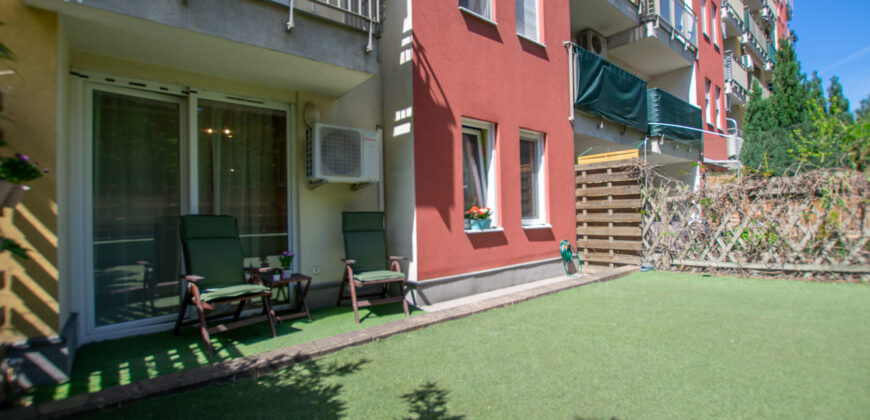 BUDAPEST VIII. KERÜLET – CIPRUS UTCA–KERTKAPCSOLATOS, TERASZOS LAKÁS ELADÓ